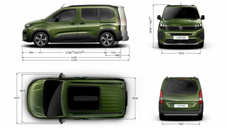 LUDOSPACE PEUGEOT RIFTER VALENCE DROME FAMILIALE DIMENSIONS