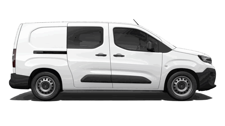 Profil du Peugeot Partner Cabine Approfondie, version 5 places pour entreprises mobiles