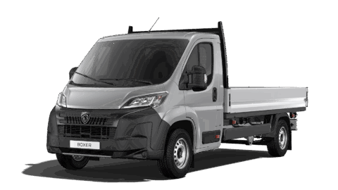 Peugeot E-Boxer utilitaire électrique avec plateau ridelle pour artisans à Valence