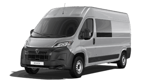Version semi-vitrée du Peugeot E-Boxer utilitaire électrique à Valence